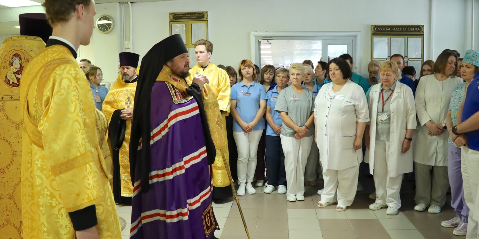 Визит Епископа Авксентия в УЗ «Городская клиническая больница скорой медицинской помощи» г. Минска