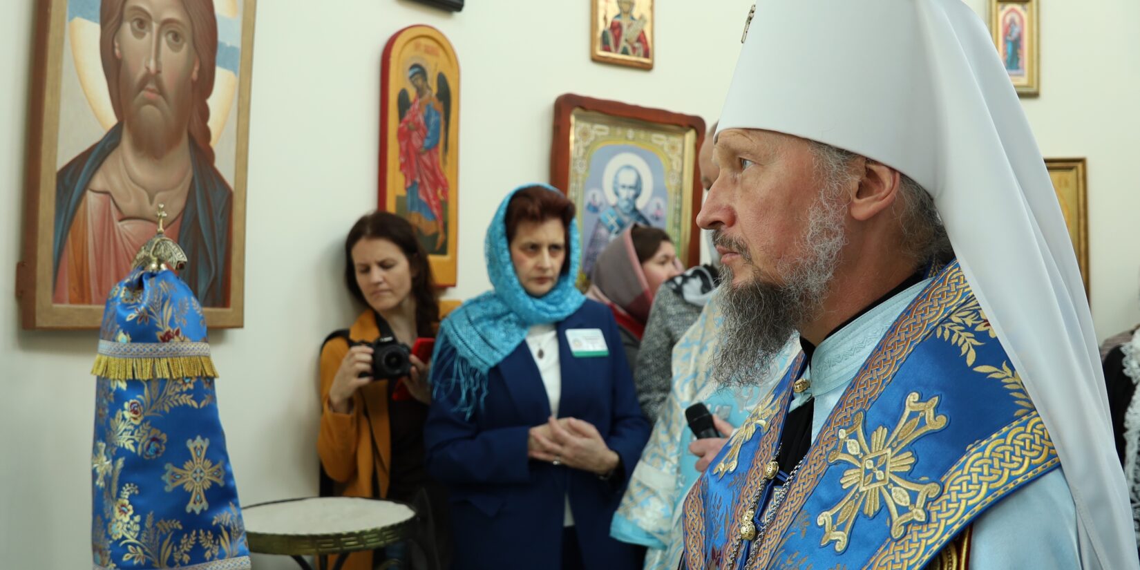 Архипастырский визит в ГУ «Республиканский клинический центр паллиативной медицинской помощи детям»