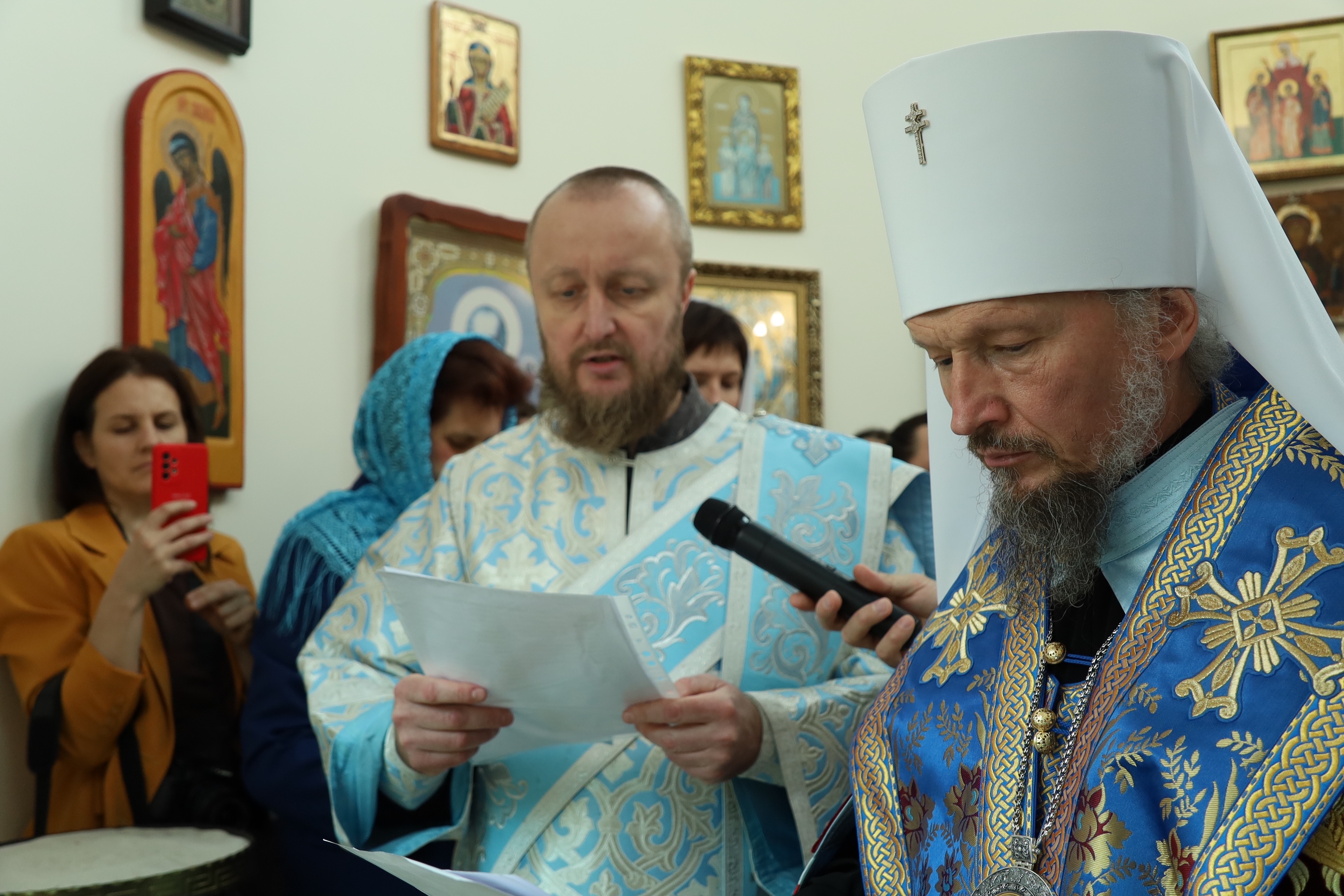 Архипастырский визит в ГУ «Республиканский клинический центр паллиативной медицинской помощи детям»