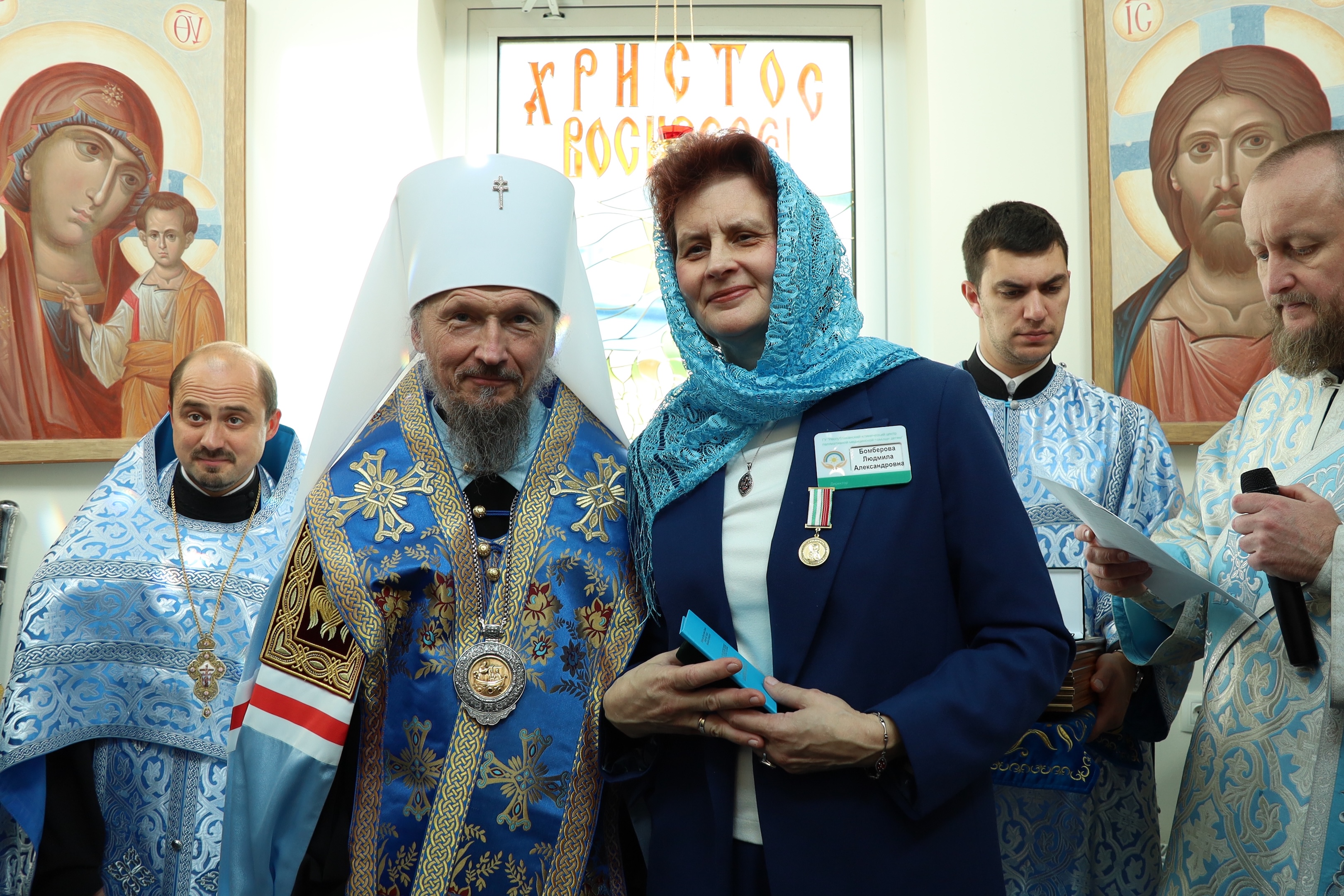 Архипастырский визит в ГУ «Республиканский клинический центр паллиативной медицинской помощи детям»