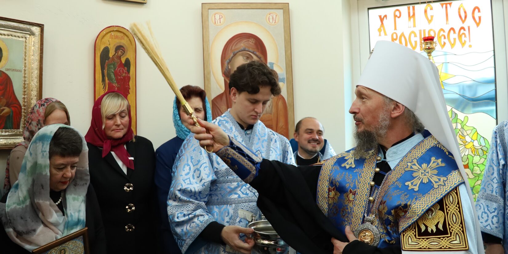 Архипастырский визит в ГУ «Республиканский клинический центр паллиативной медицинской помощи детям»