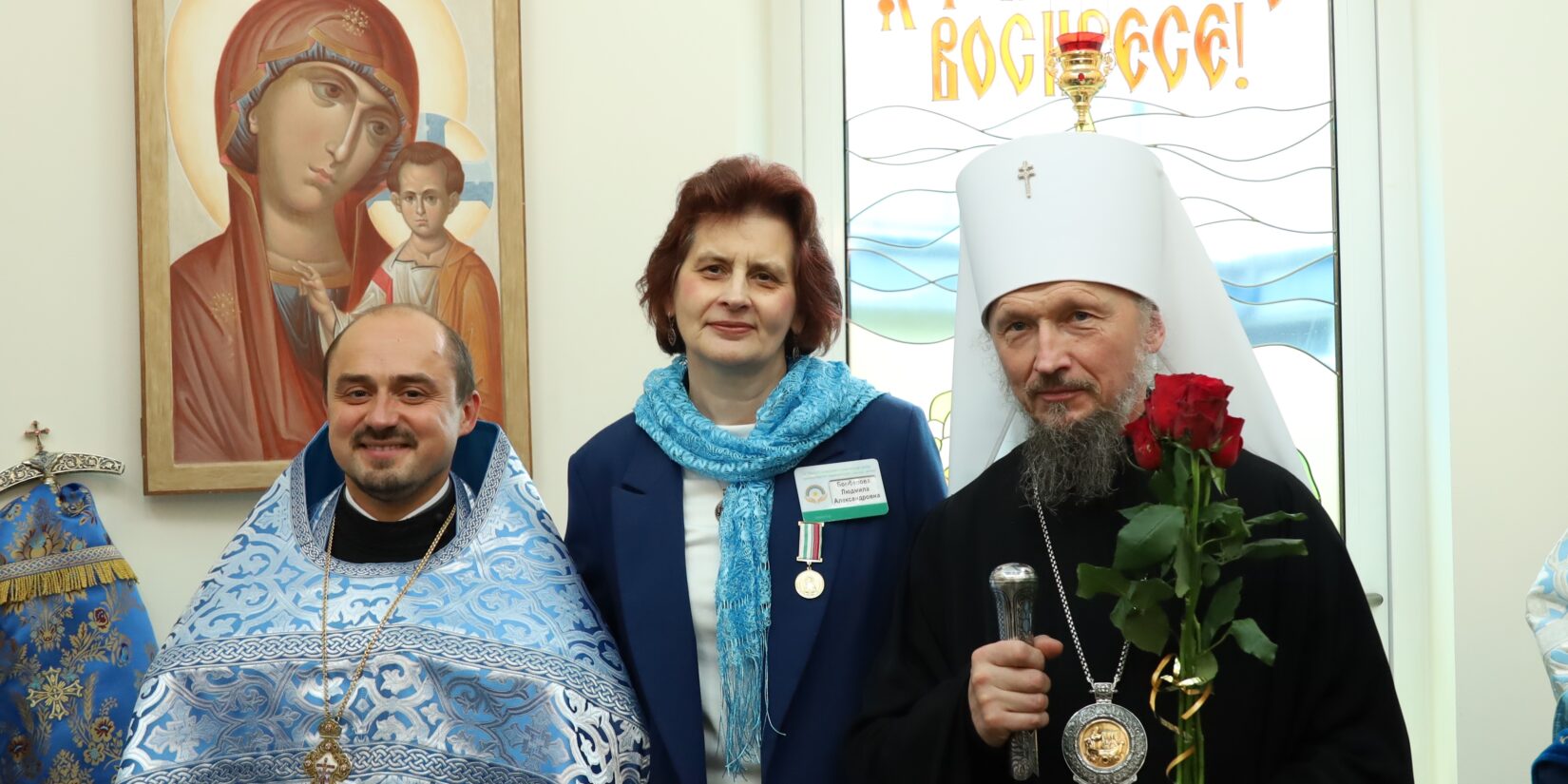 Архипастырский визит в ГУ «Республиканский клинический центр паллиативной медицинской помощи детям»